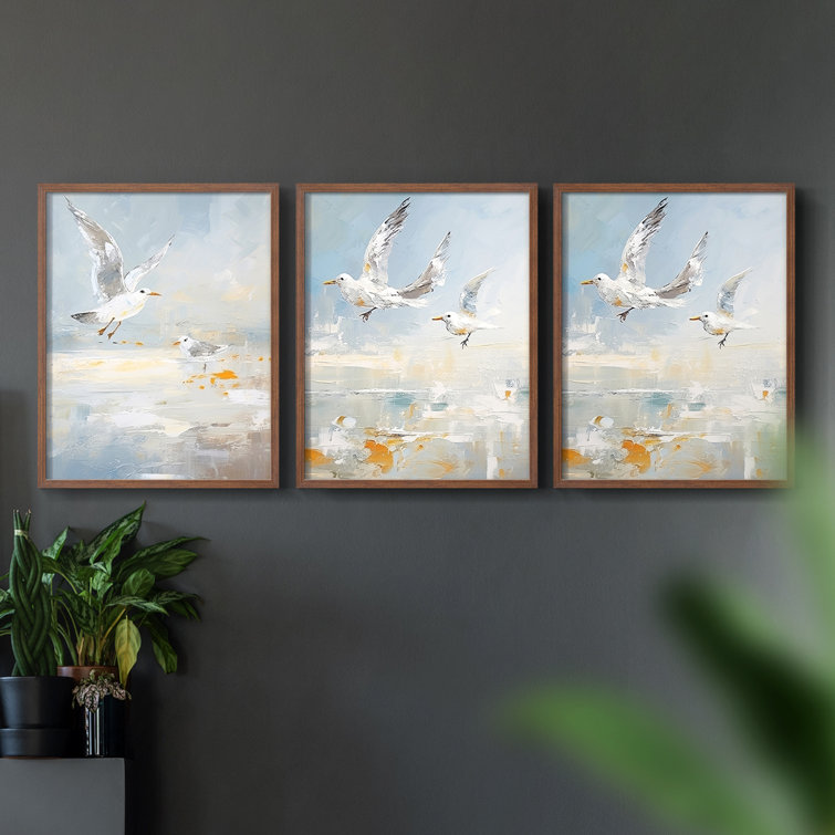 Beachcrest Home Sea and ShoreSeriesCVIIISet Of 3 Framed Giclee Prints
